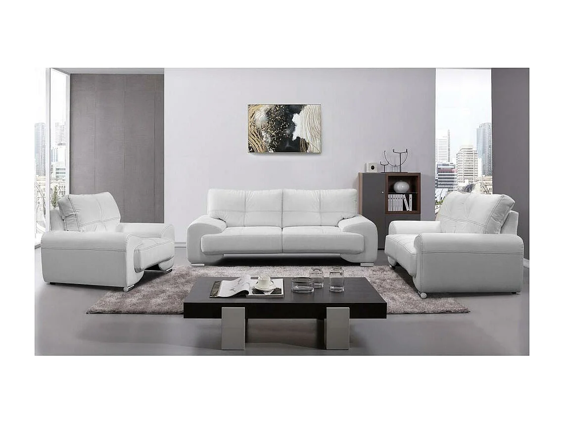 SOFA 3-SITZER Omega weiß