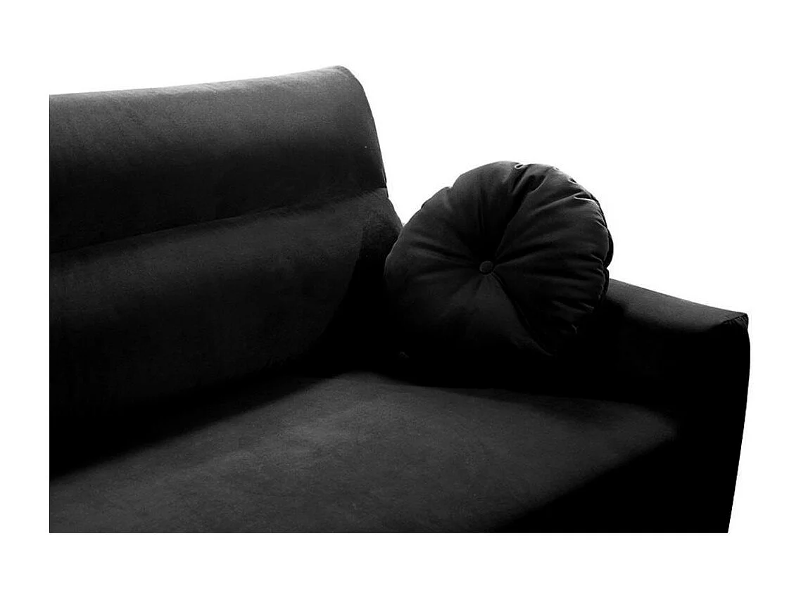 SOFA 3-SITZER Belweder Velours schwarz