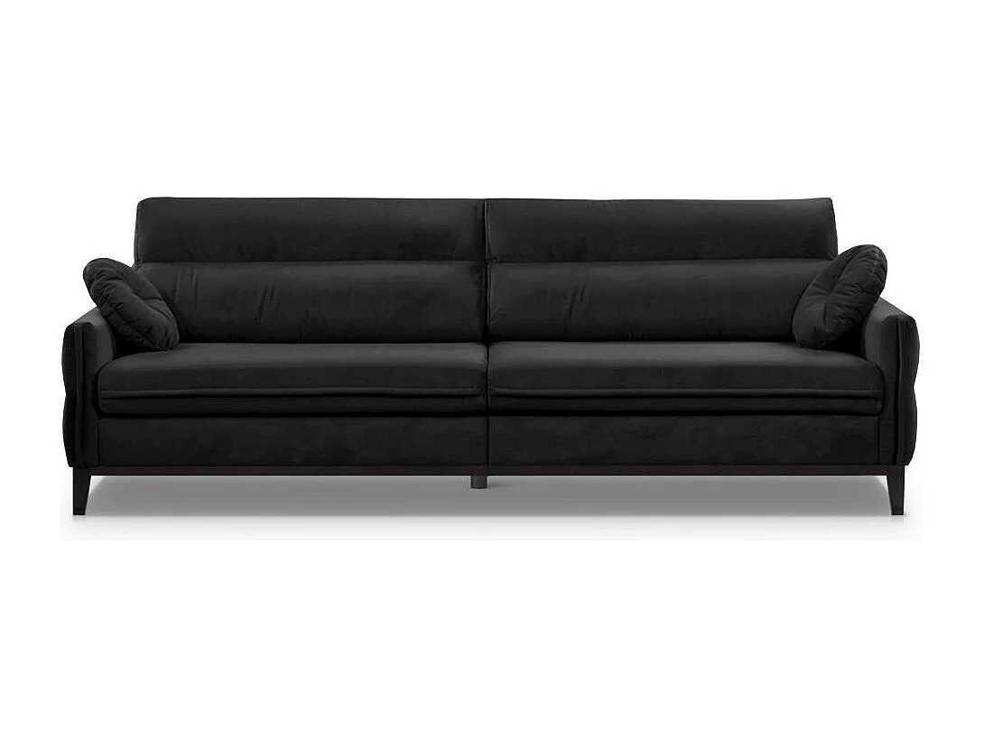 SOFA 3-SITZER Belweder Velours schwarz