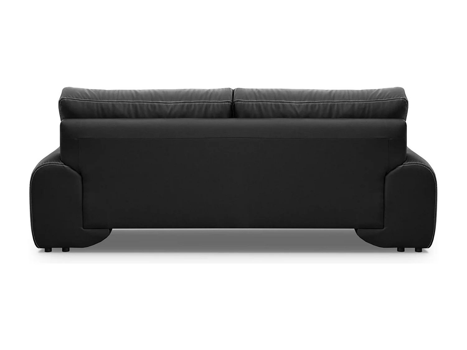 CANAPE 3 PLACES Omega noir