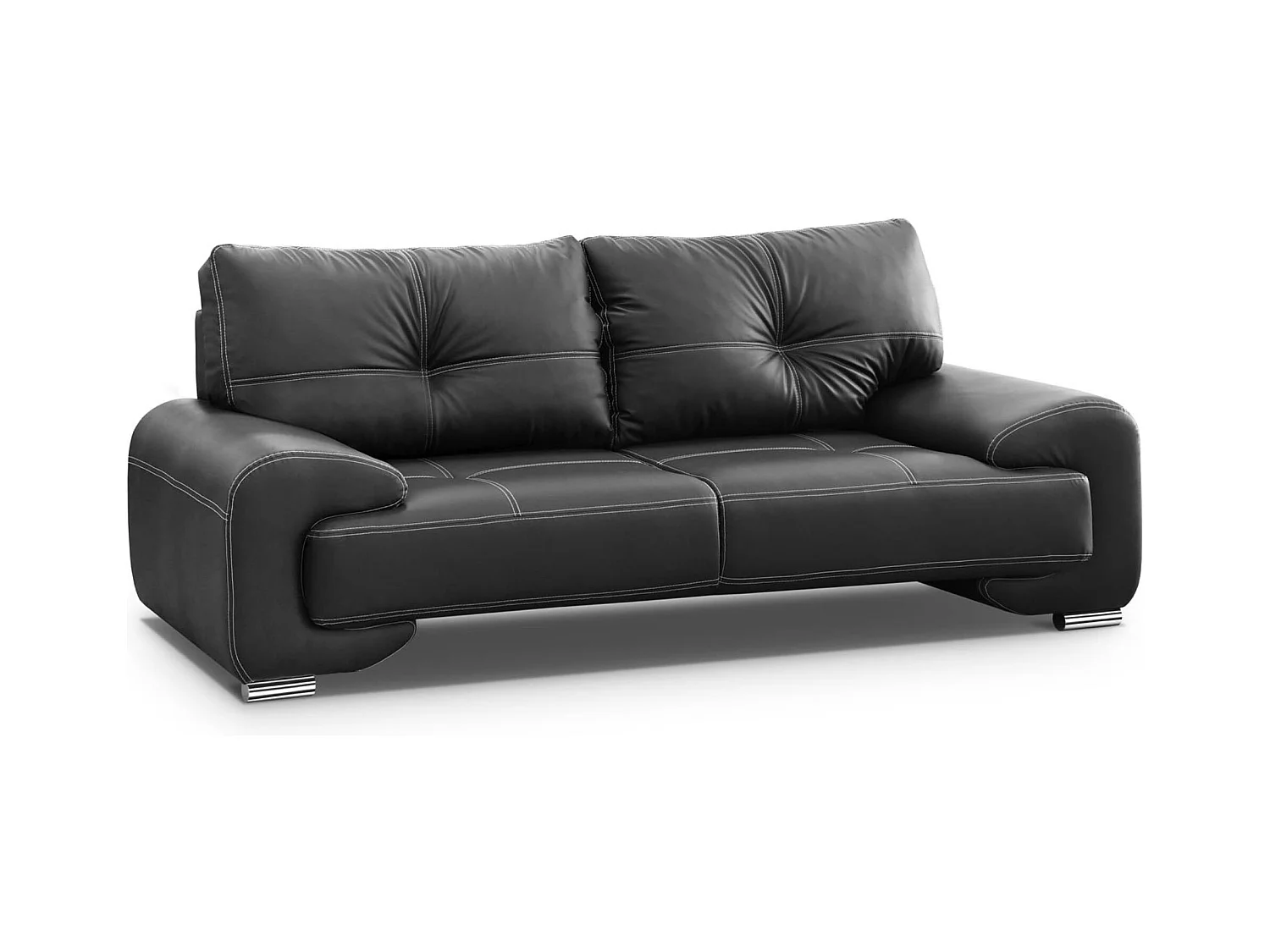 SOFA 3-SITZER Omega schwarz