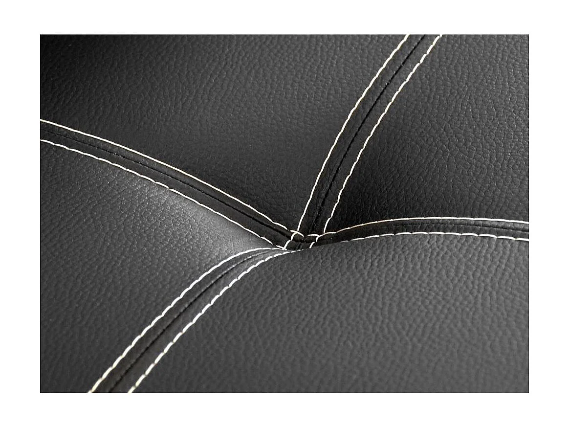 CANAPE 3 PLACES Omega noir