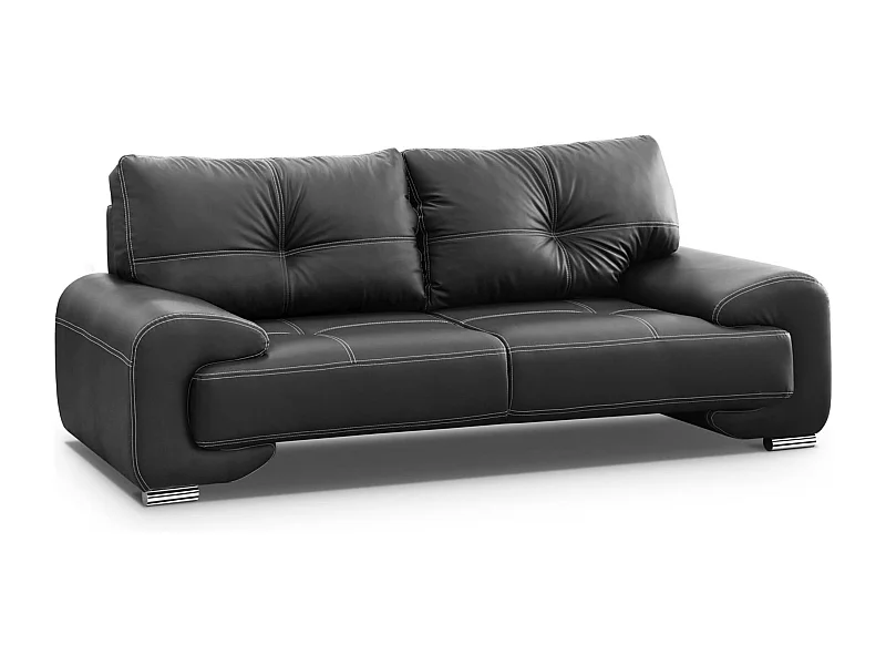 SOFA 3-SITZER Omega schwarz