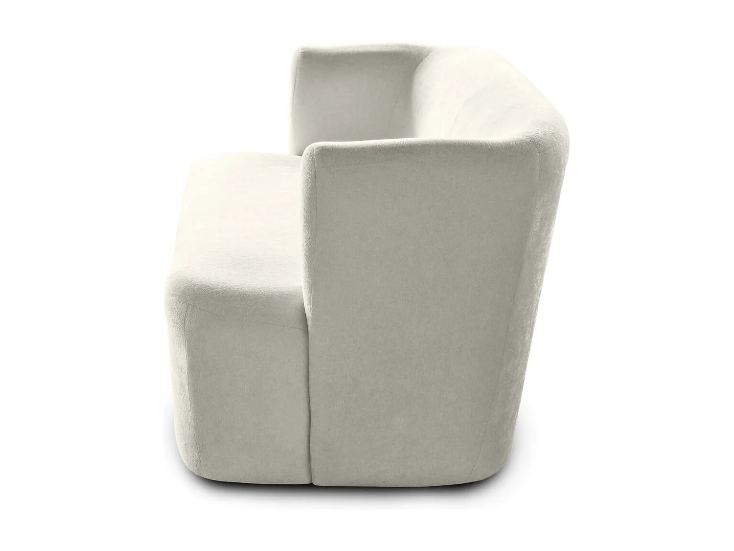 2-SITZER SOFA Nori beige velour