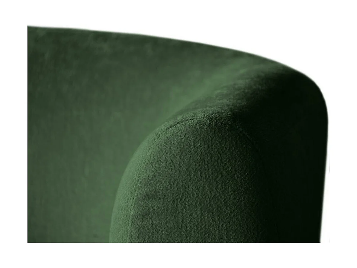 2-SITZER SOFA Nori dunkelgrün velour