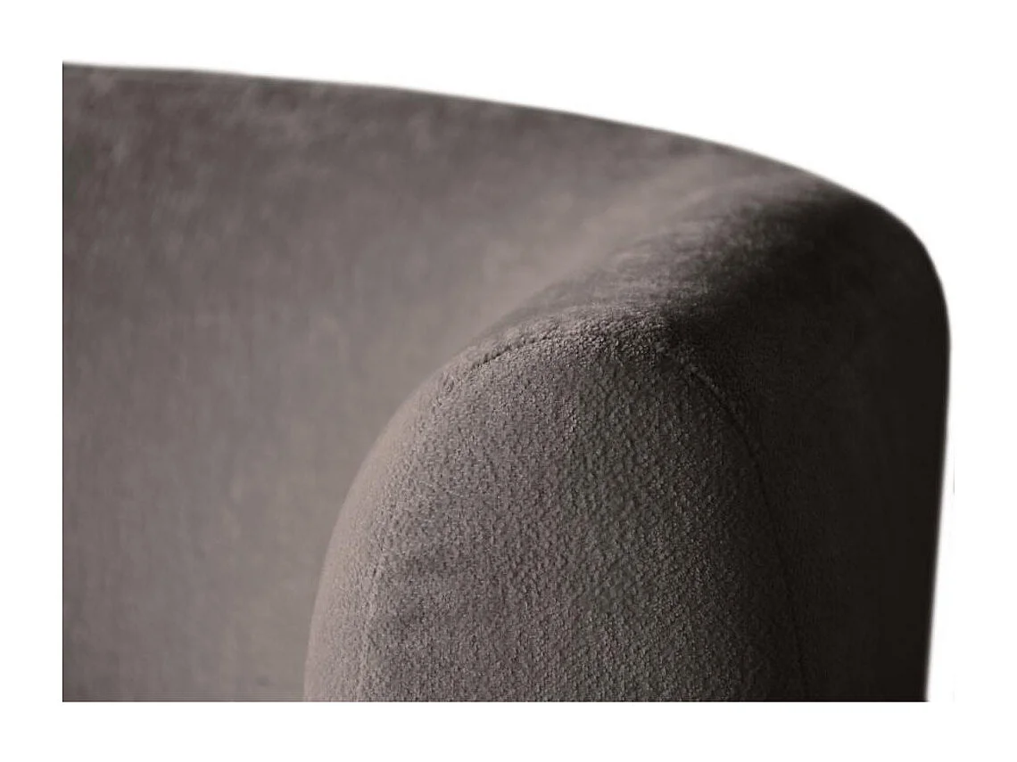 2-SITZER SOFA Nori braun velour