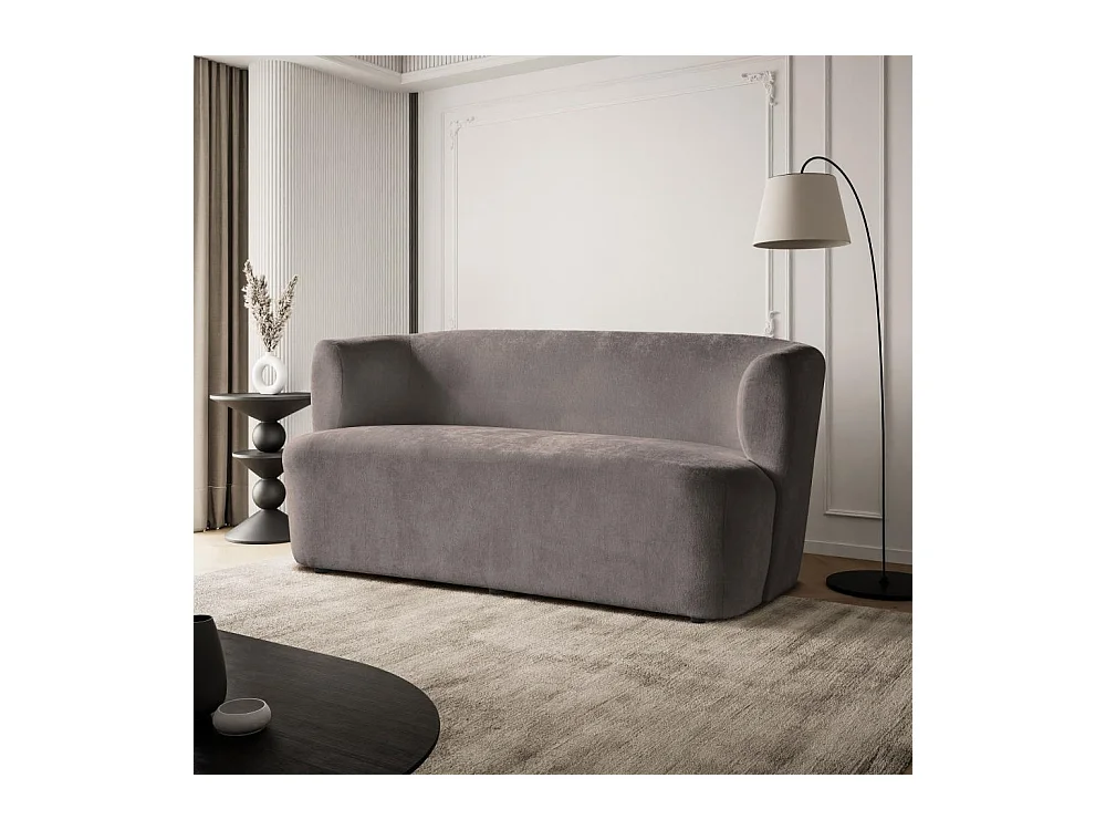 2-SITZER SOFA Nori braun velour