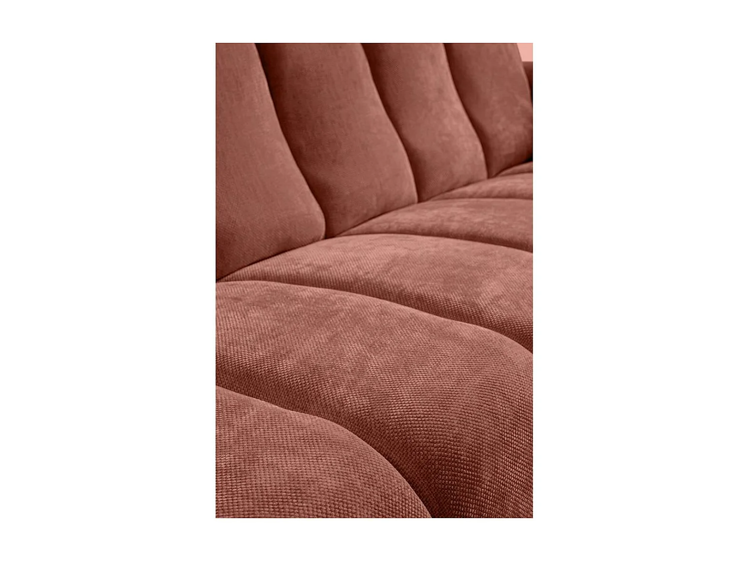 3-SITZER SOFA Volare mit Metallbeinen rot