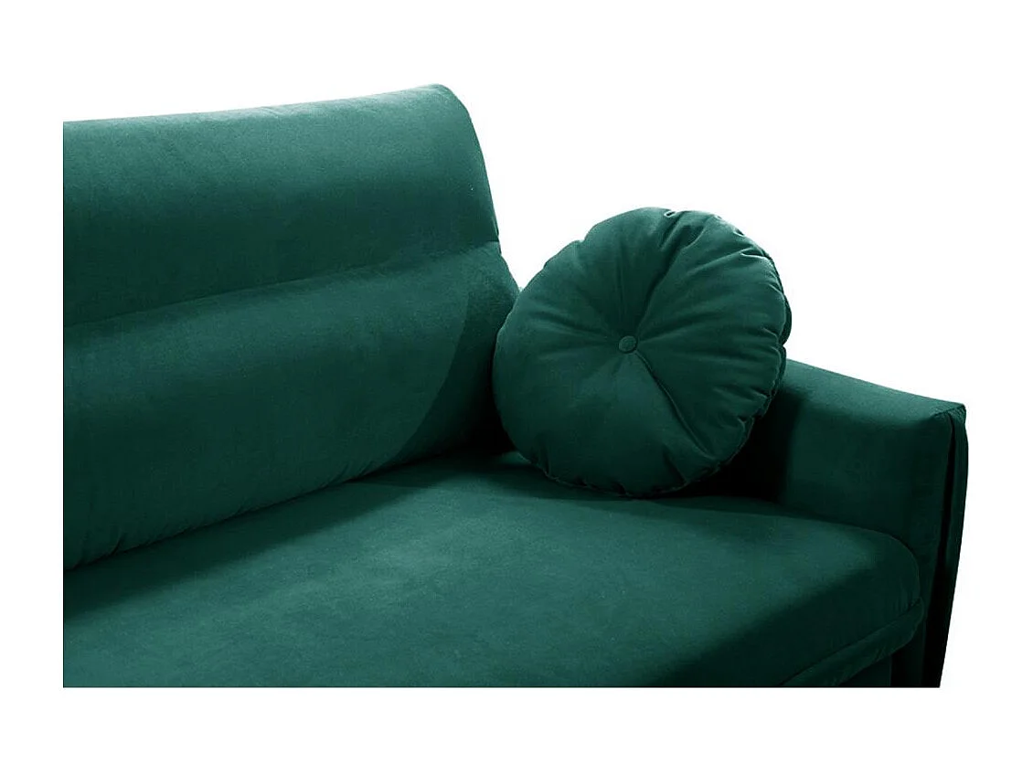 SOFA 3-SITZER Belweder Velours dunkelgrün