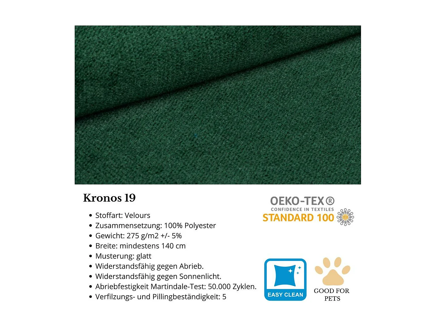 SOFA 3-SITZER Belweder Velours dunkelgrün