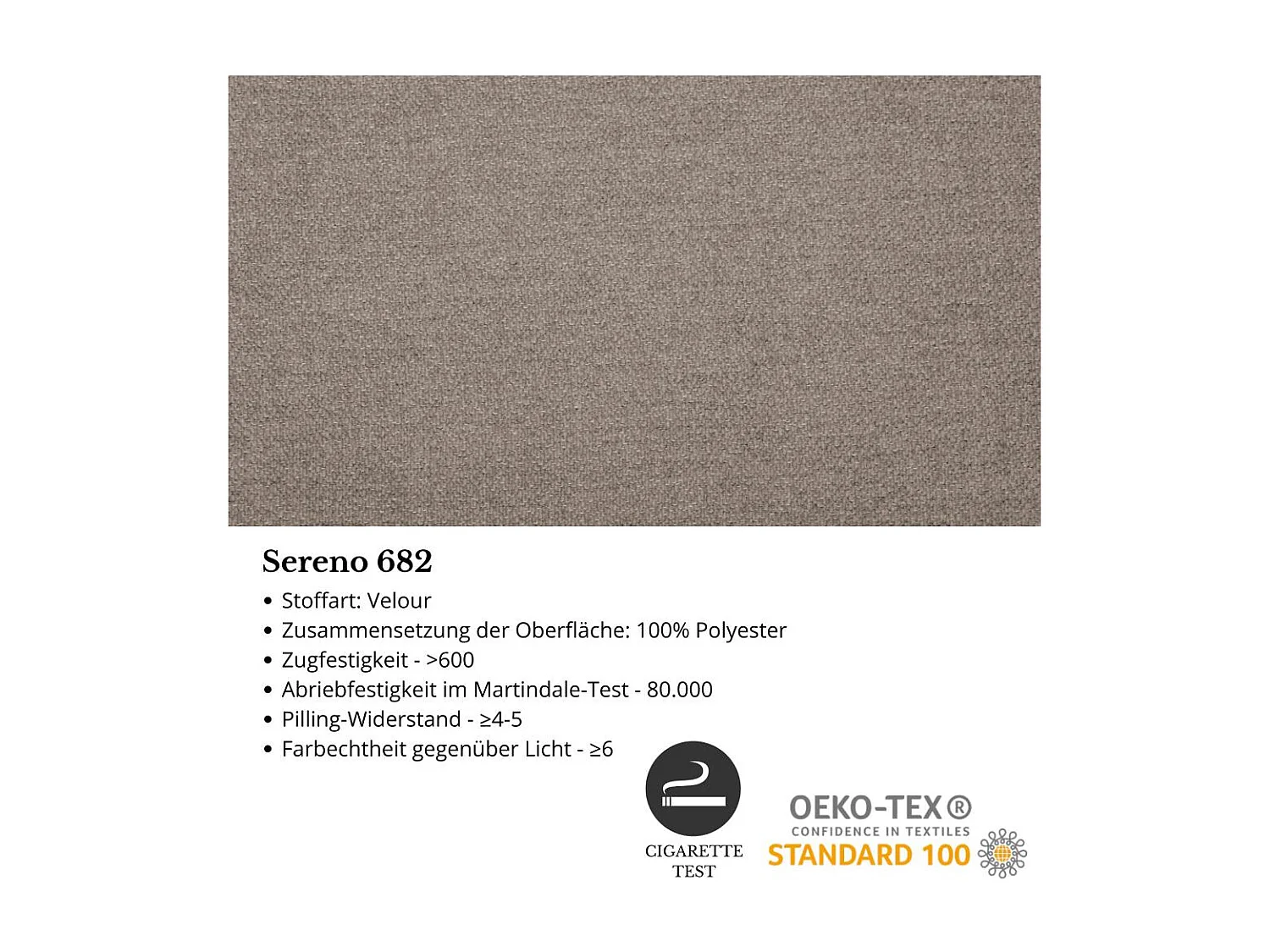 2-SITZER SOFA Nori cappuccino velour