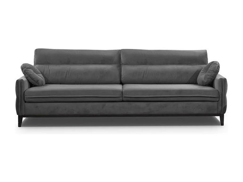 SOFA 3-SITZER Belweder Velours grau