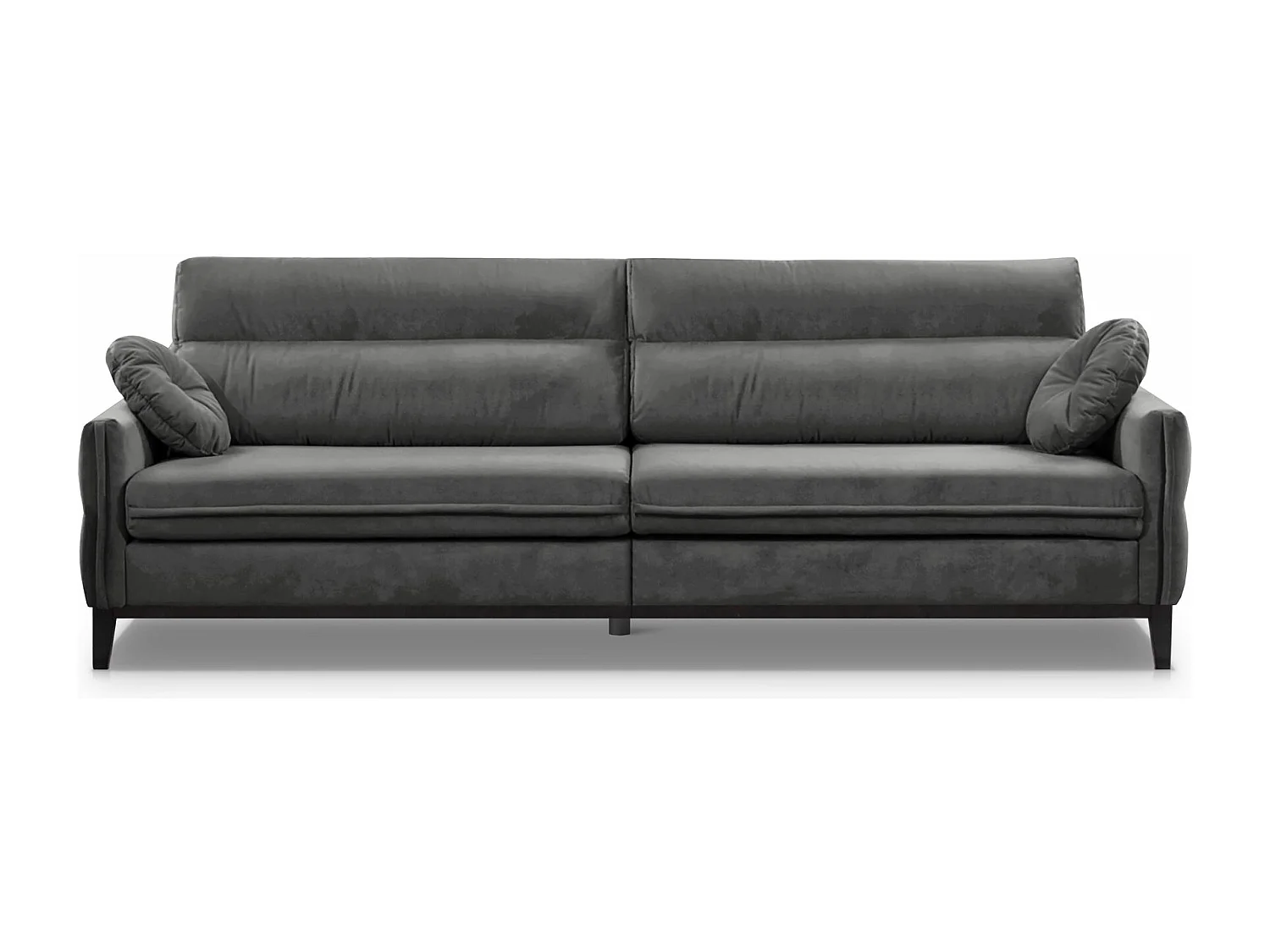 SOFA 3-SITZER Belweder Velours grau