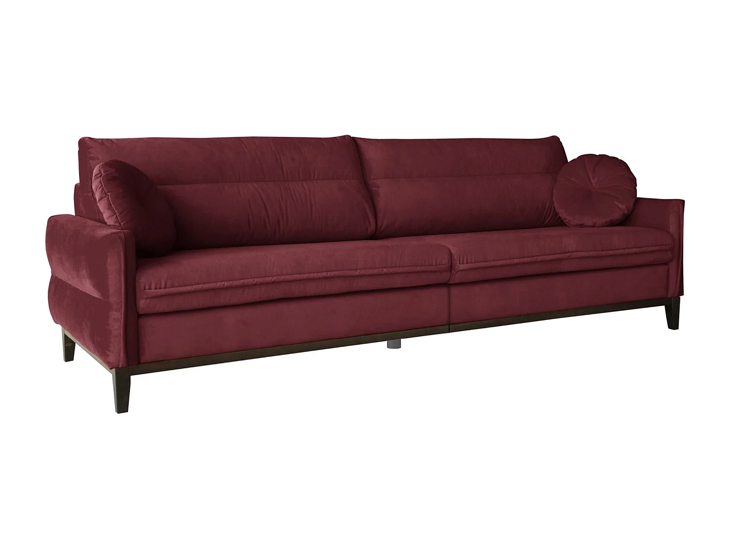 SOFA 3-SITZER Belweder Velours bordeaux