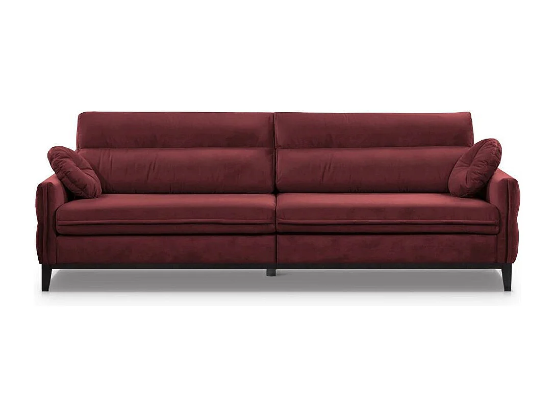 SOFA 3-SITZER Belweder Velours bordeaux