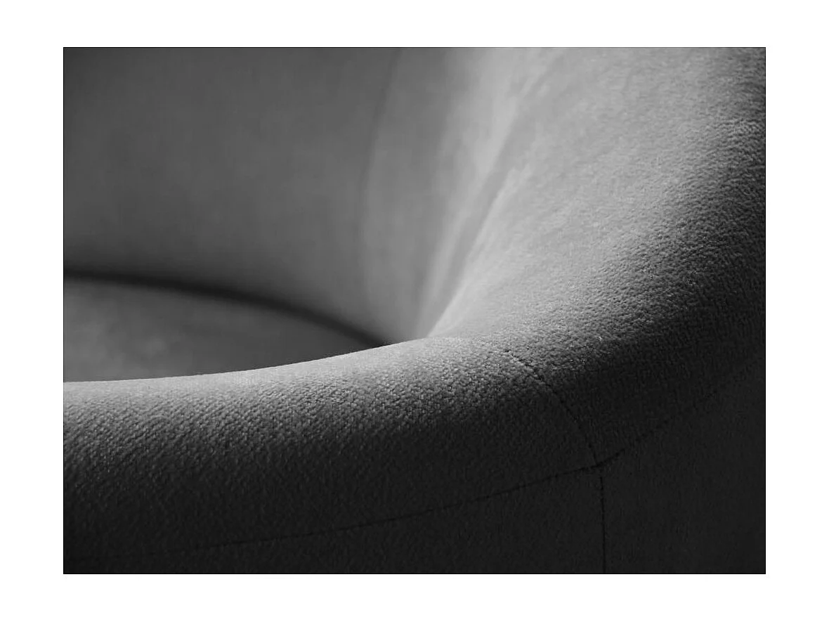 2-SITZER SOFA Nori grau velour