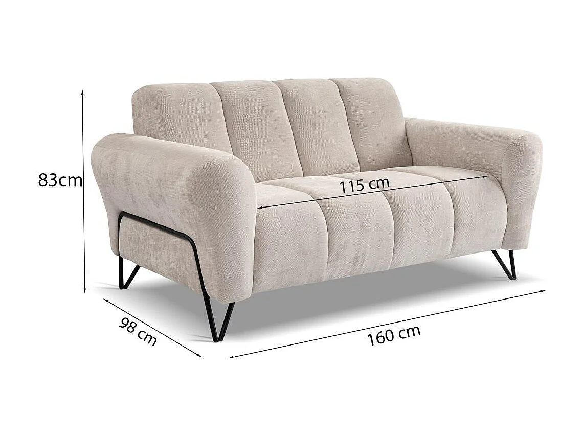 2-SITZER SOFA Volare beige
