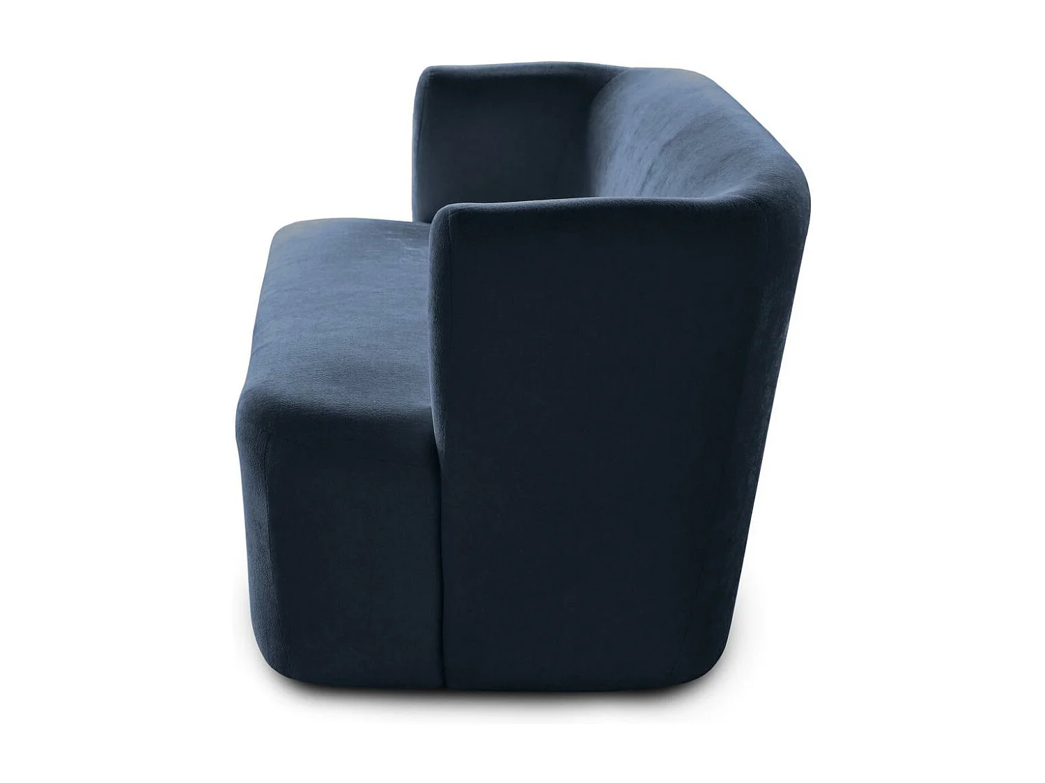 2-SITZER SOFA Nori dunkelblau velour