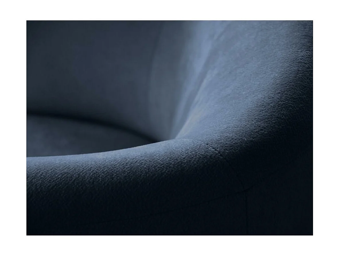 2-SITZER SOFA Nori dunkelblau velour