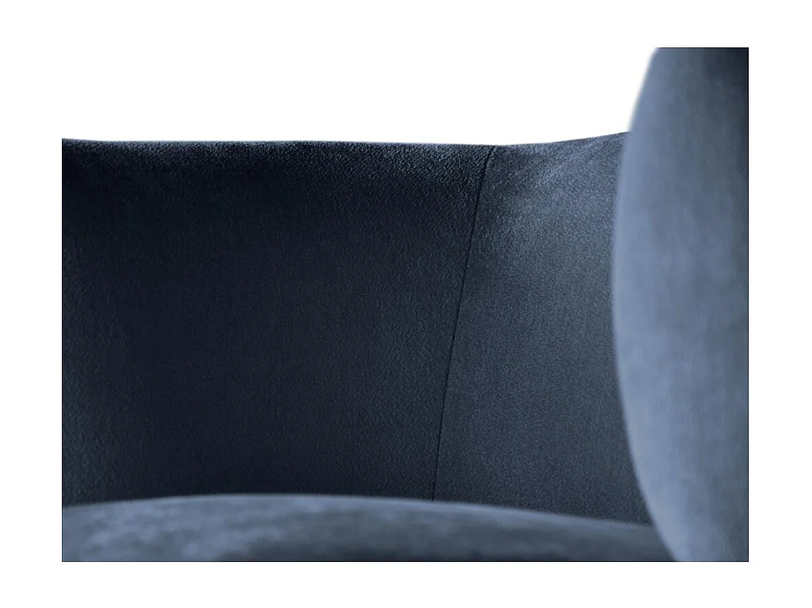 2-SITZER SOFA Nori dunkelblau velour