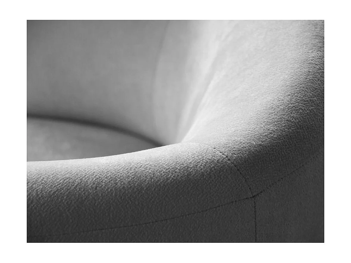 2-SITZER SOFA Nori hellgrau velour