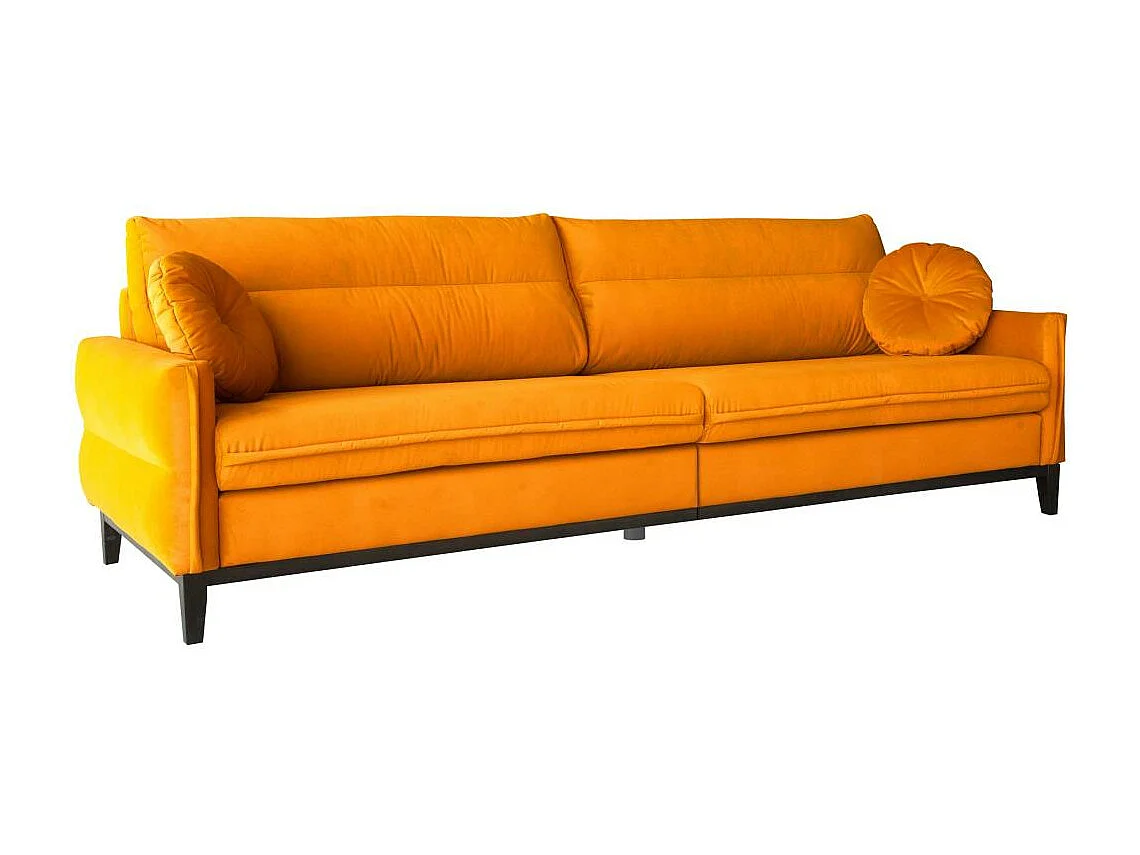 SOFA 3-SITZER Belweder Velours gelb