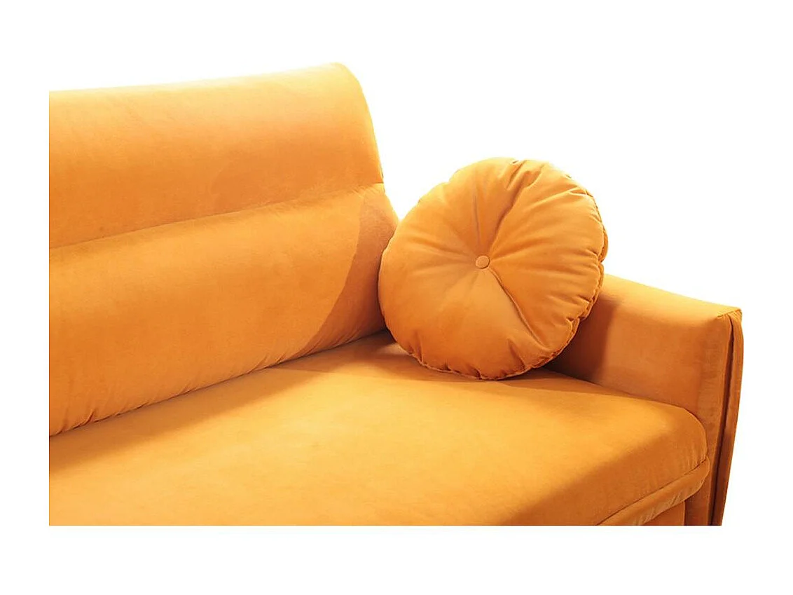 SOFA 3-SITZER Belweder Velours gelb