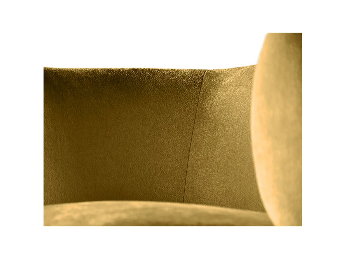 2-SITZER SOFA Nori senfgelb velour