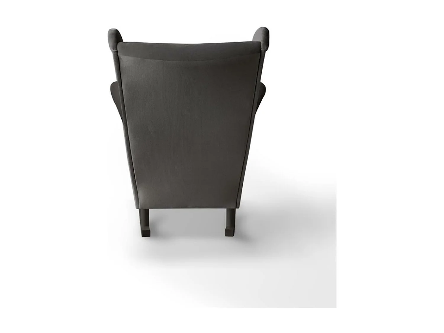 SCHAUKELSTUHL Fabio grau mit Wenge Beinen