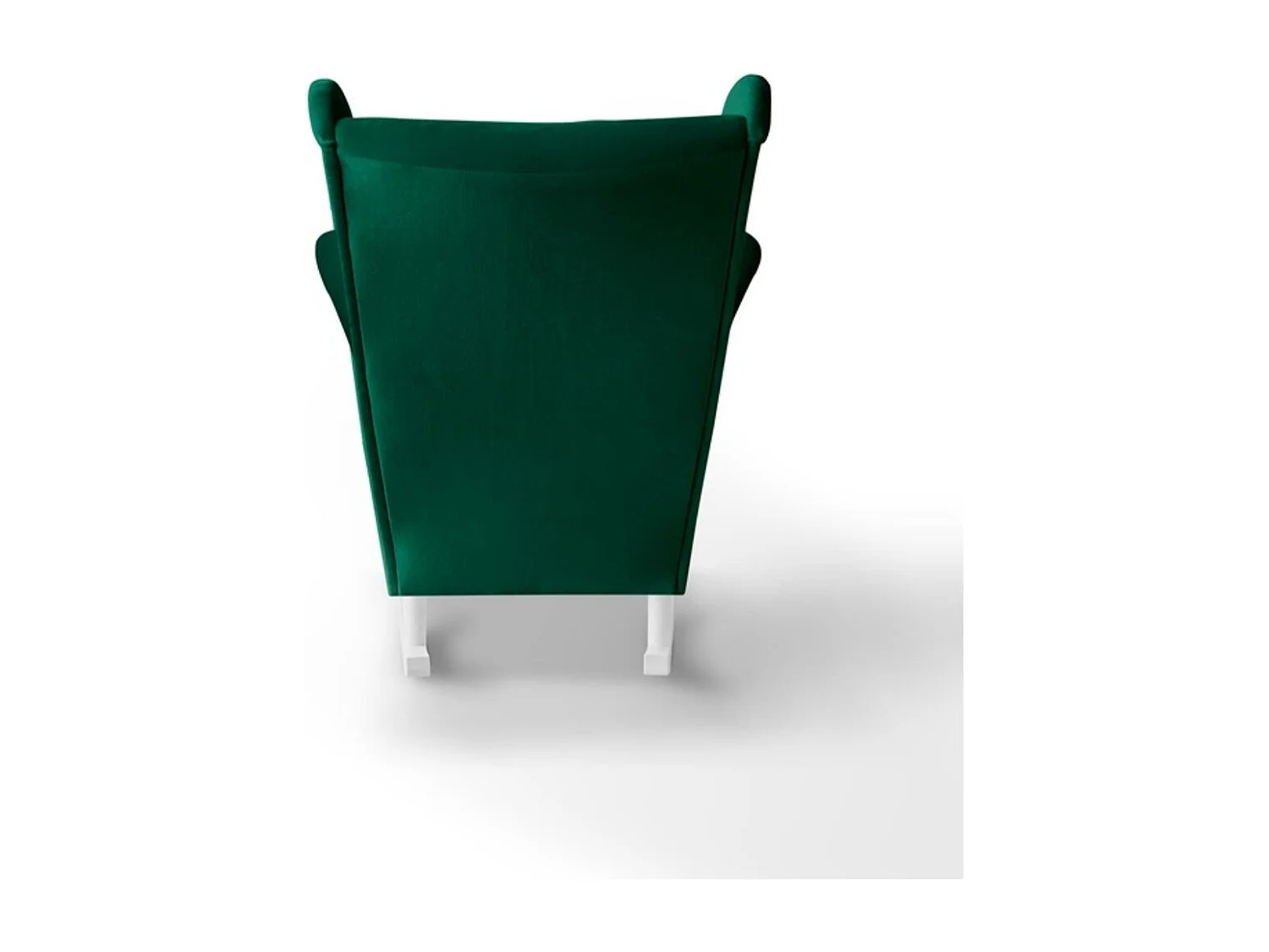 SCHAUKELSTUHL Fabio grün mit Weiß Beinen