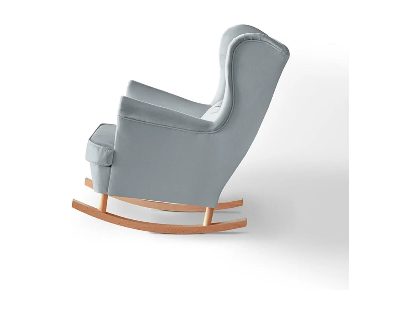 SCHAUKELSTUHL Fabio hellgrau mit Buchenbeinen