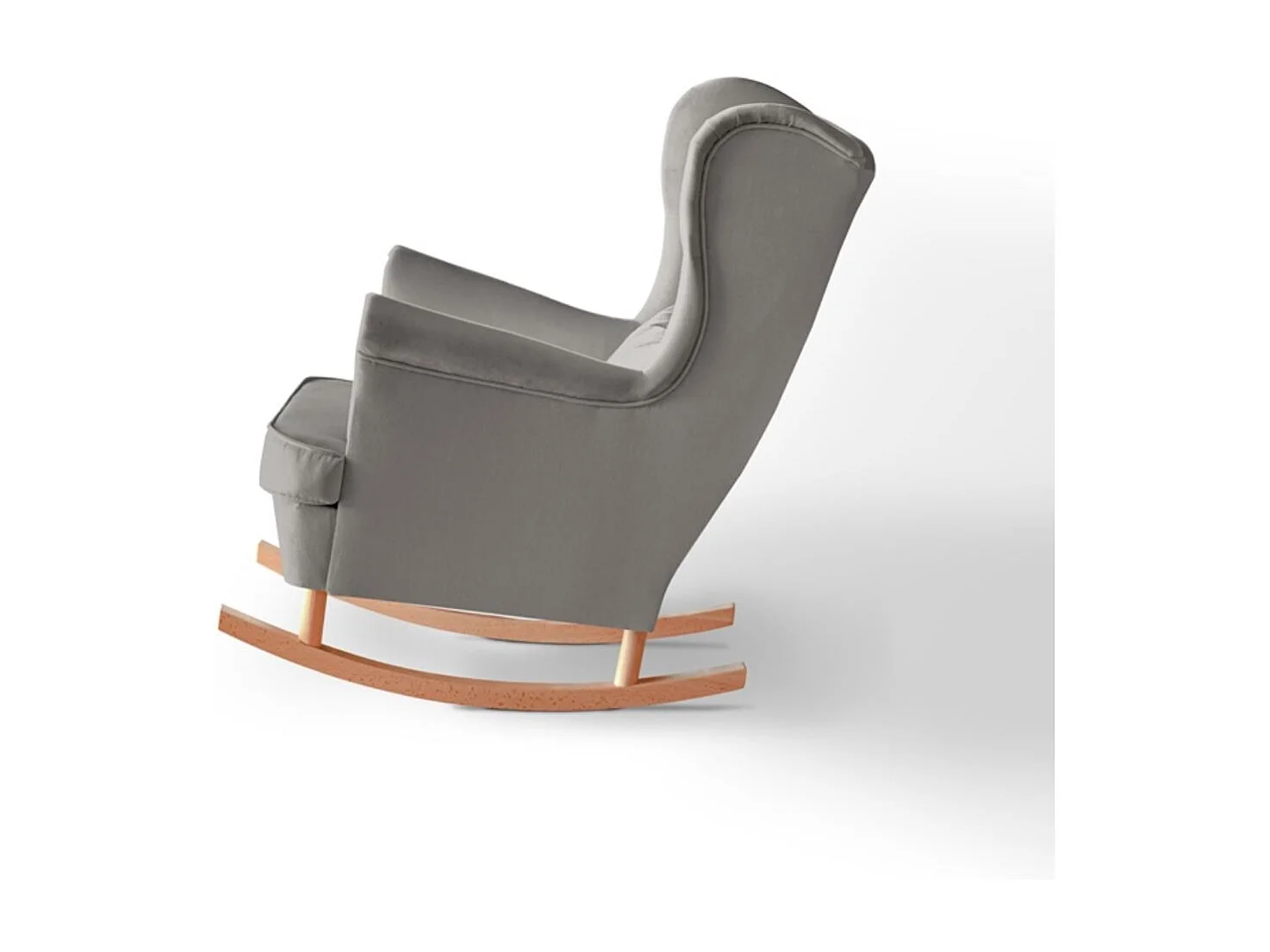 SCHAUKELSTUHL Fabio beige mit Buchenbeinen