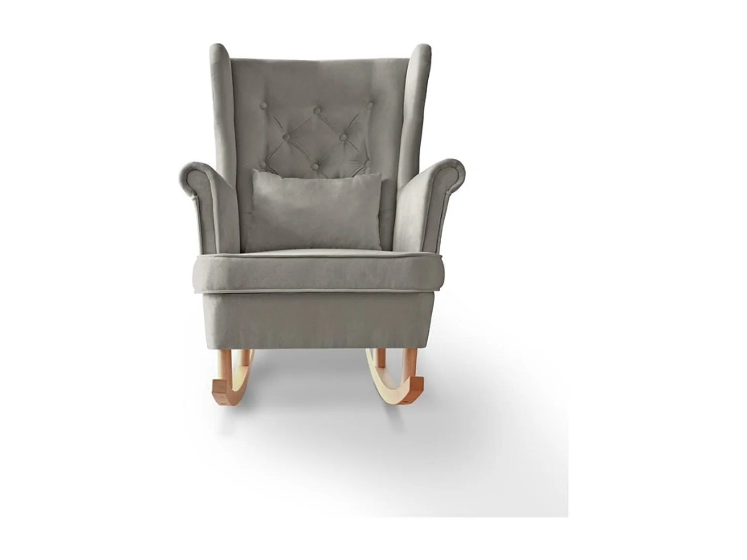 SCHAUKELSTUHL Fabio beige mit Buchenbeinen