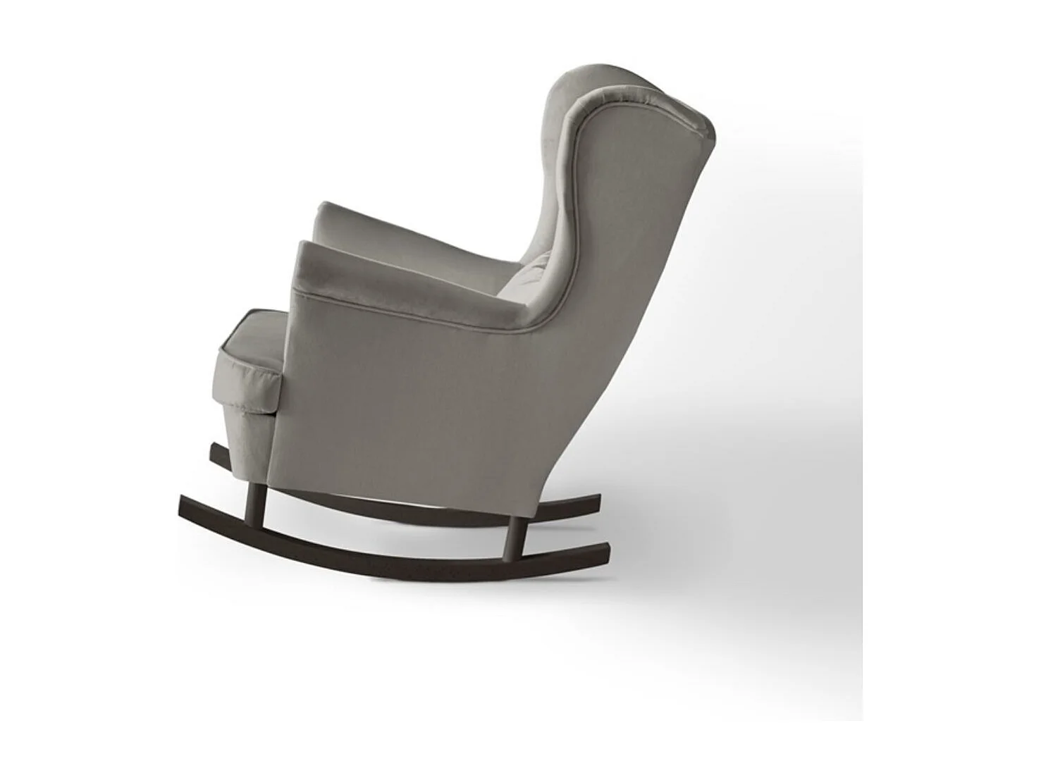 SCHAUKELSTUHL Fabio beige mit Wenge Beinen