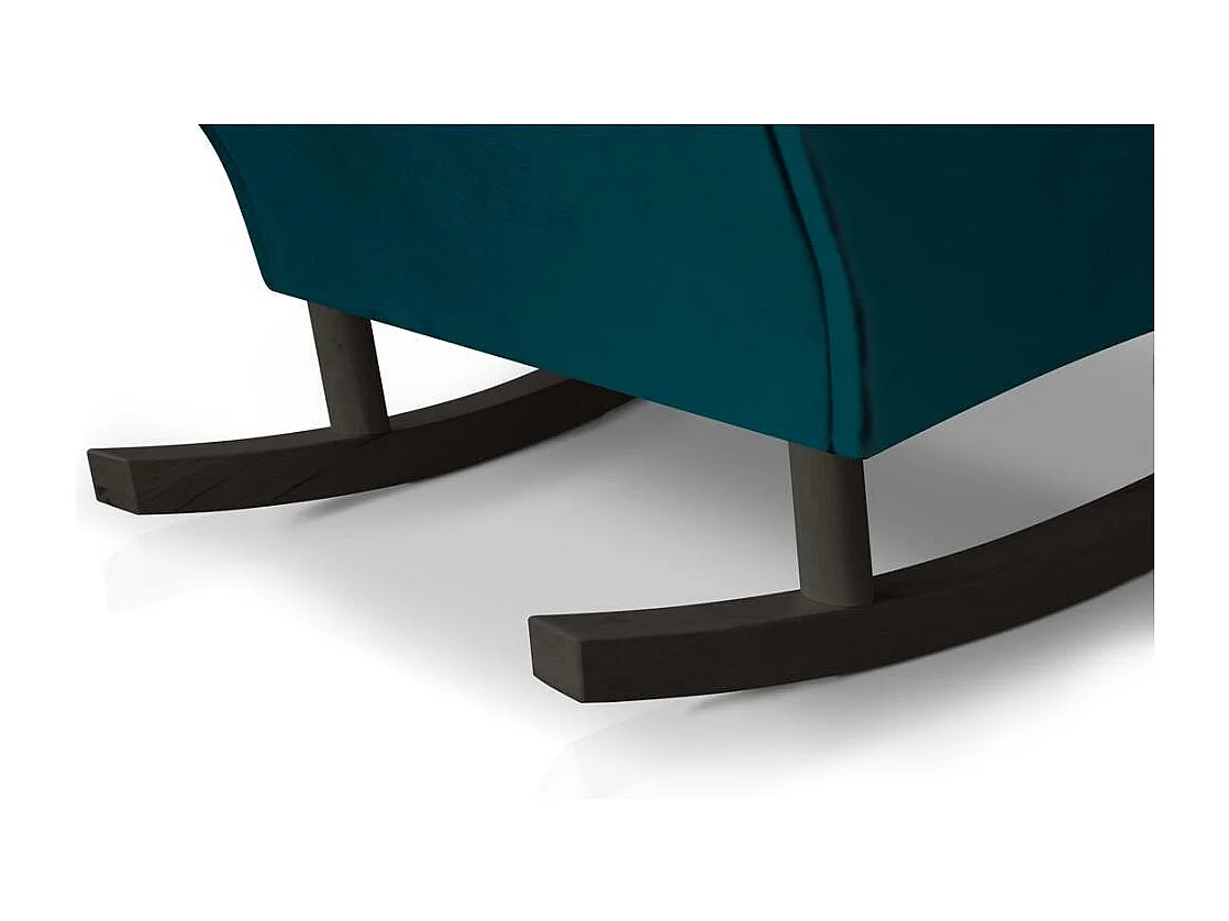 SCHAUKELSTUHL Fabio türkis mit Wenge Beinen