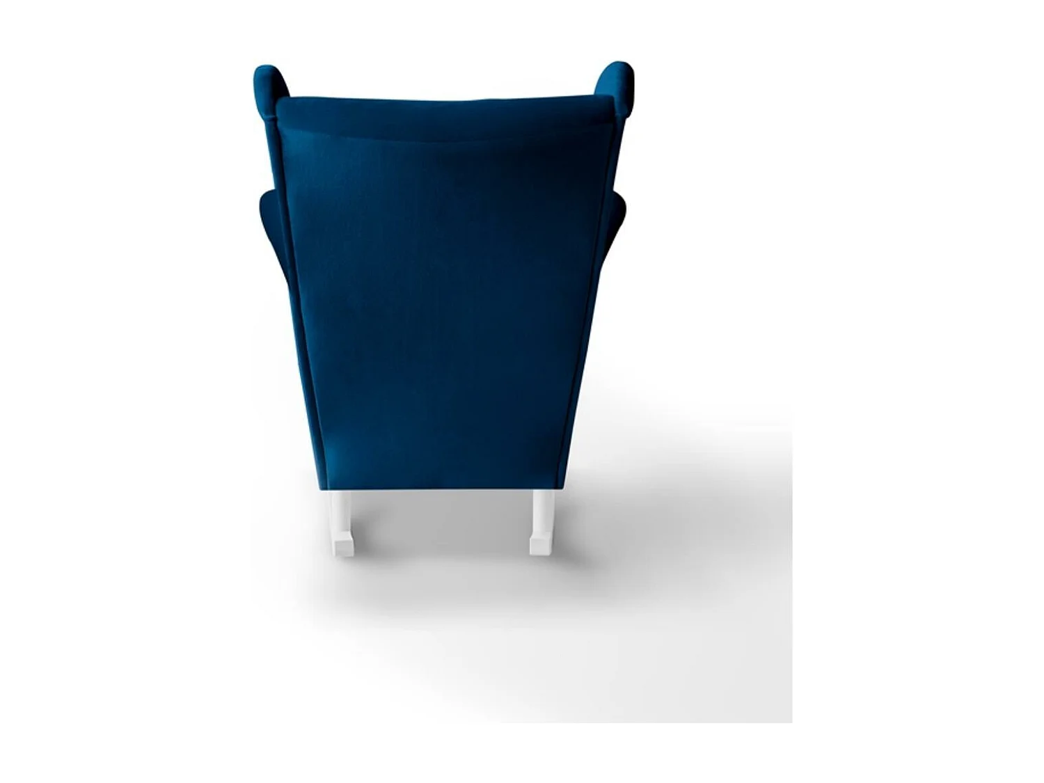 SCHAUKELSTUHL Fabio dunkelblau mit Weiß Beinen