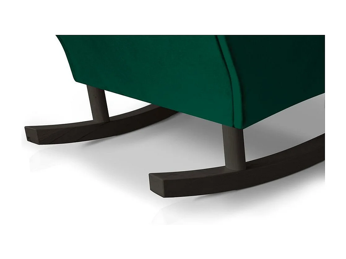 SCHAUKELSTUHL Fabio grün mit Wenge Beinen