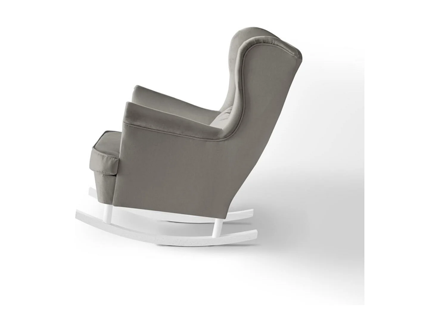 CHAISE DE BOUQUETTE Fabio beige avec pieds blancs