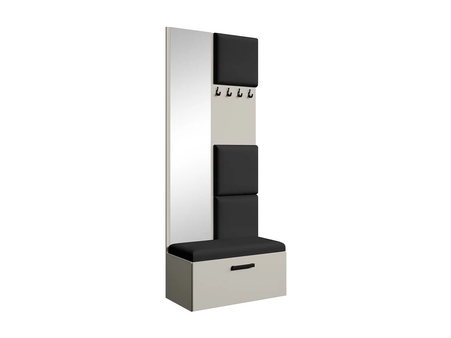 GARDEROBE Margaret III 81/203/43 avec panneaux rembourrés