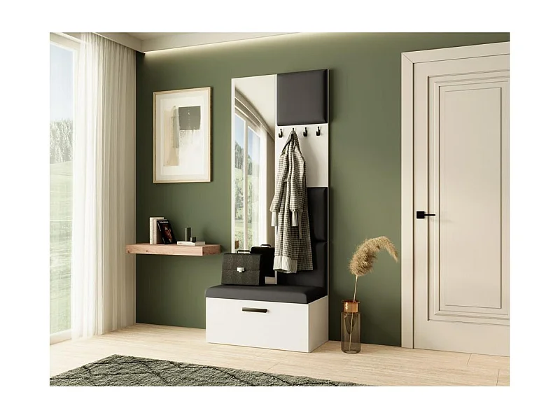 GARDEROBE Margaret III 81/203/43 mit gepolsterten Paneelen