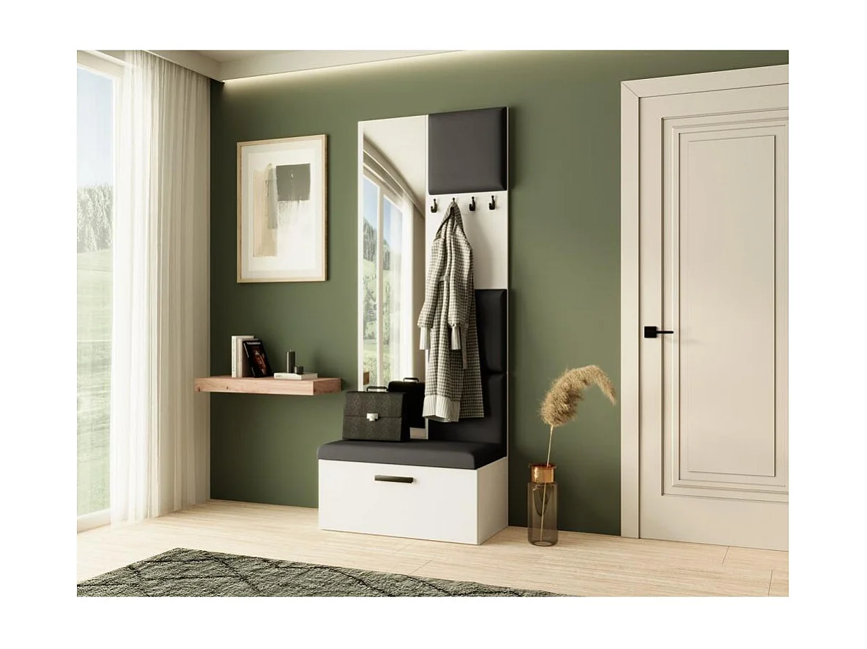 GARDEROBE Margaret III 81/203/43 avec panneaux rembourrés