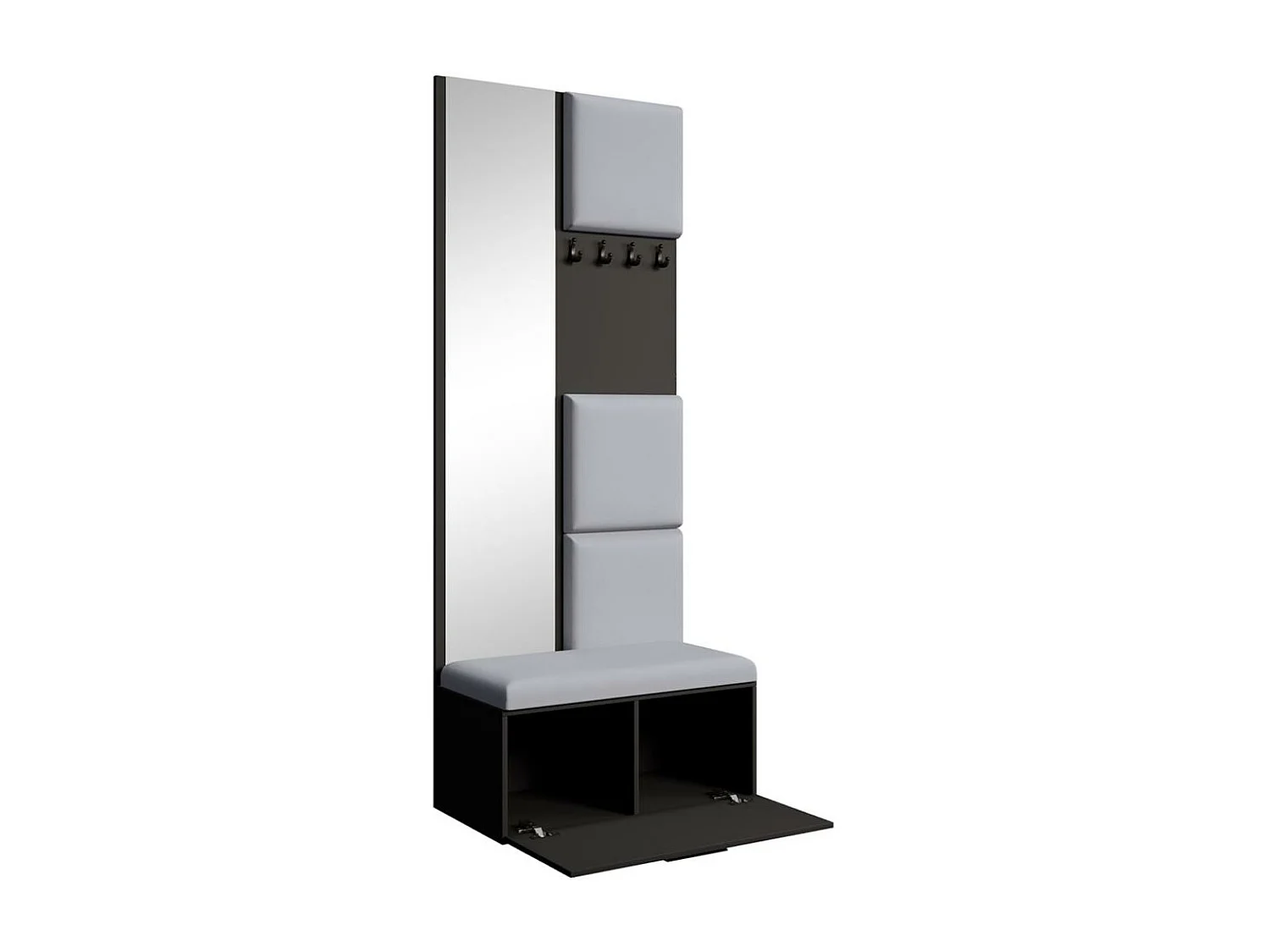 GARDEROBE Margaret III 81/203/43 avec panneaux rembourrés