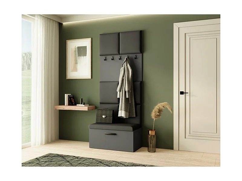 GARDEROBE Margaret I 81/203/43 met gestoffeerde panelen