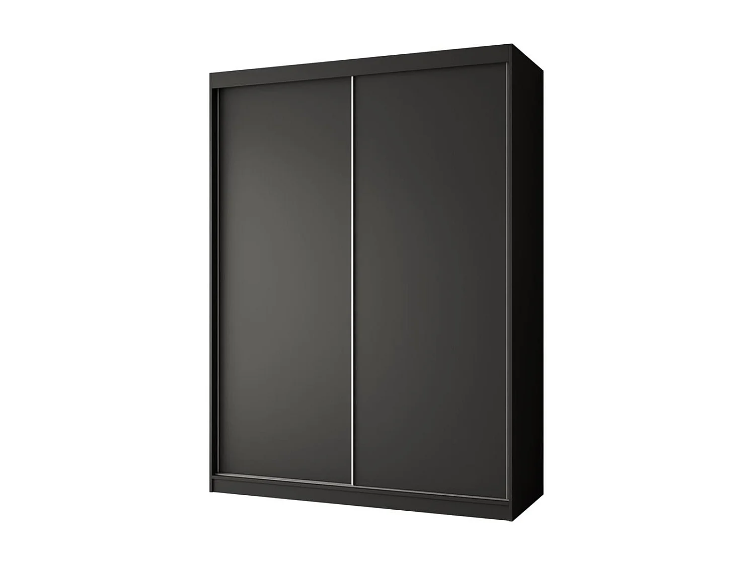 ARMOIRE À PORTES FERMÉES Mario 160/216/61 noir