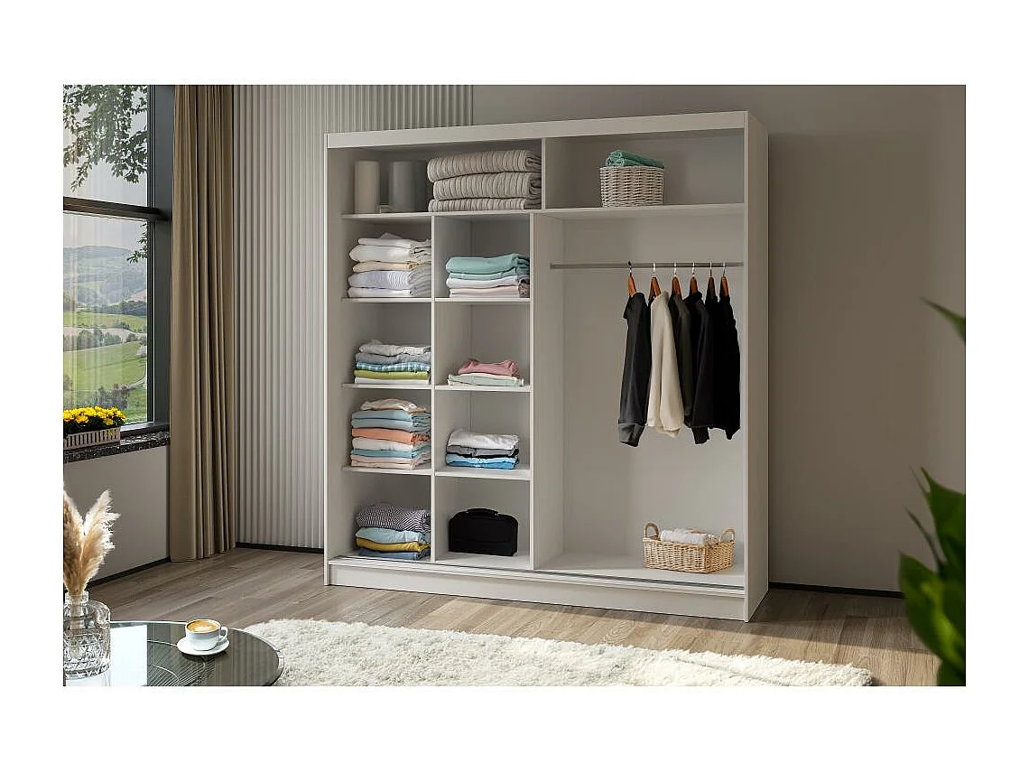 ARMOIRE À PORTES FERMÉES Mario 200/216/61 chêne Artisan