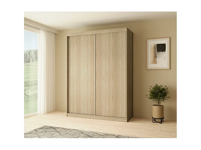 ARMOIRE À PORTES FERMÉES Mario 160/216/61 chêne Sonoma