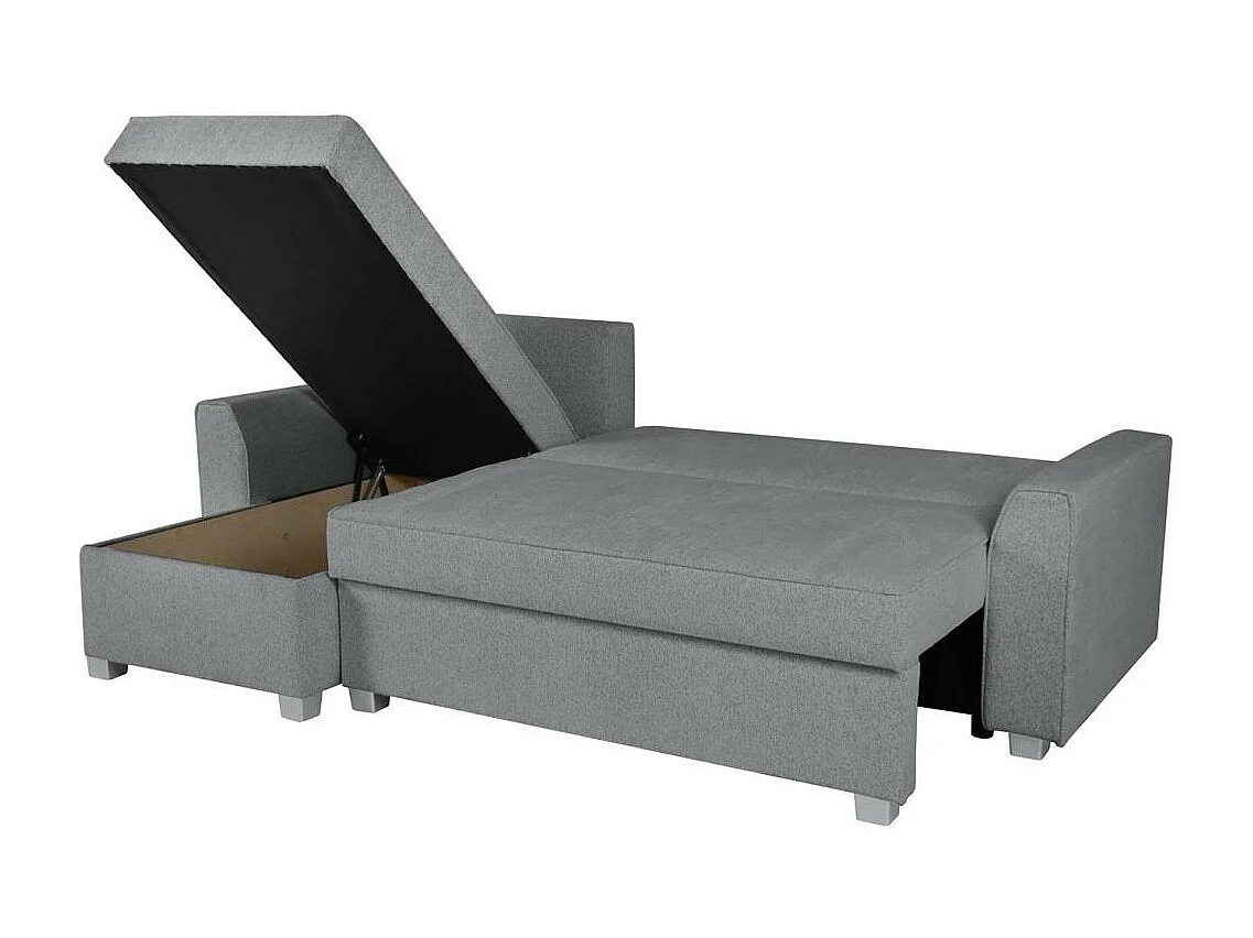 HOEKBANK Teramo grijs