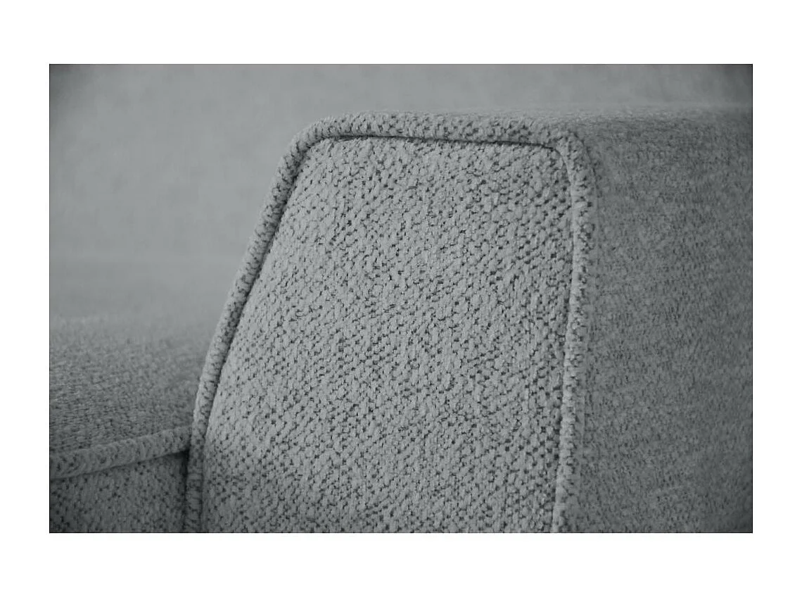 HOEKBANK Teramo grijs