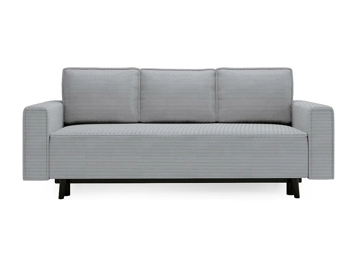 3-SITZER SOFA Monte mit Schlaffunktion hellgrau