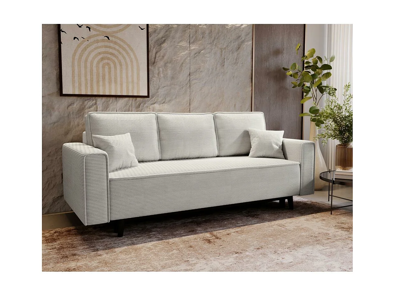 3-SITZER SOFA Monte mit Schlaffunktion beige